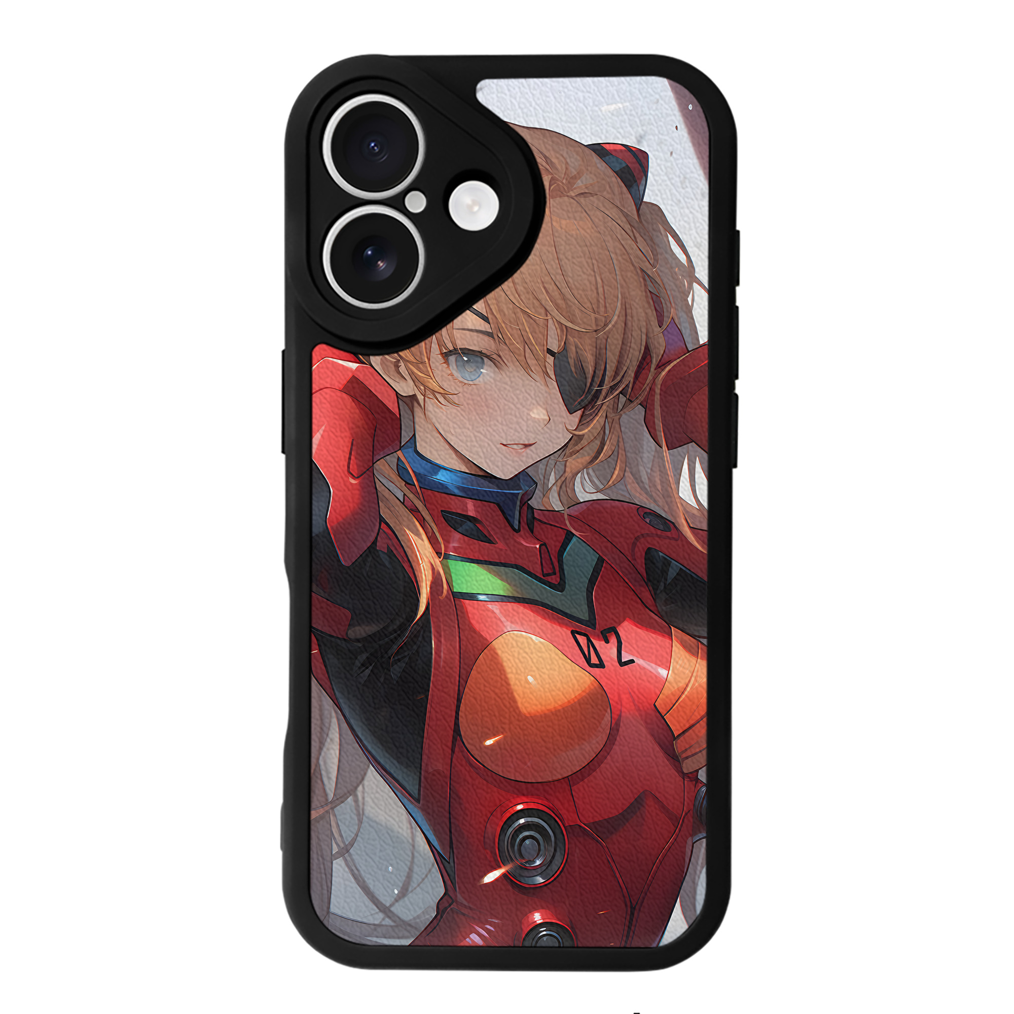 （画像用） EVA 新世紀エヴァンゲリオン 【iPhone 16シリーズ対応】シリコンスマホケース（レザー調） 材質：シリコン
